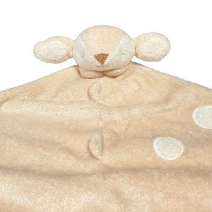 Angel Dear Security Blanket Deer Fawn Lovey Soft Plush Blankie Baby Toy Beige